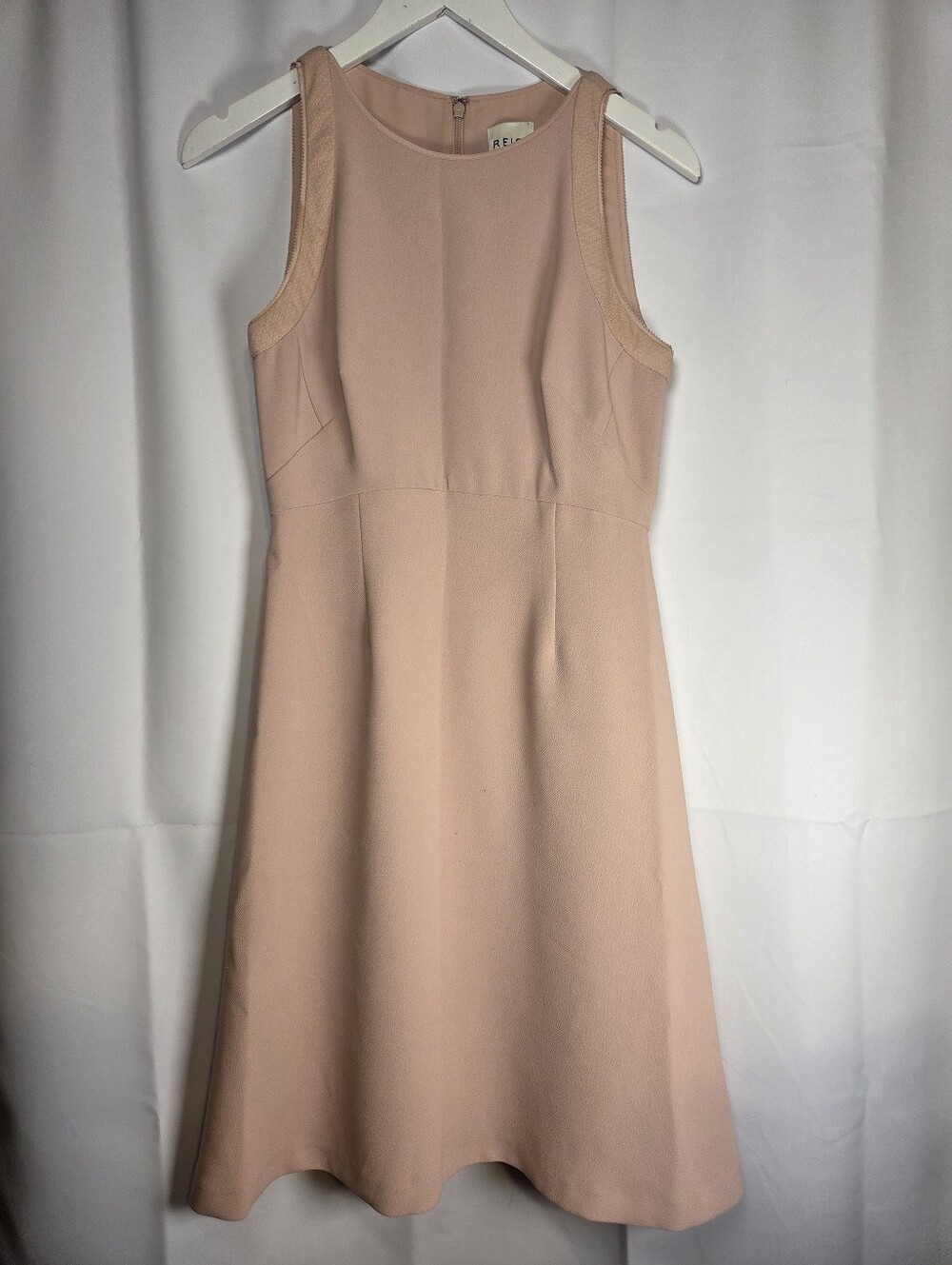 Reiss Tank Dress Dusty Pink Sleeveless Size 6